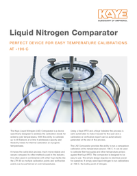 Thumbnail of document Data Sheet - LN2 Comparator